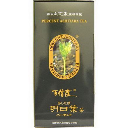 Percent Ashitaba, Percent Ashitaba Tea, 40 Tea Bags 1g Each