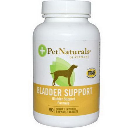 Pet Naturals of Vermont, Bladder Support, For Dogs, 90 Smoke Flavored Chewable Tablets