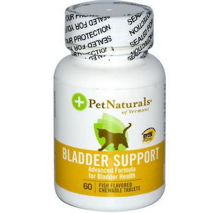 Pet Naturals of Vermont, Bladder Support, for Cats, 60 Fish Flavored Chewable Tablets