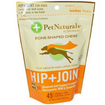 Pet Naturals of Vermont, Hip Joint, For Medium and Large Dogs 247.5g