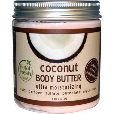 Petal Fresh, Body Butter, Ultra Moisturizing, Coconut 237ml