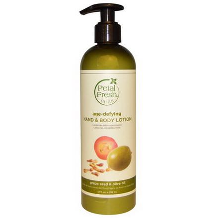 Petal Fresh, Pure, Age-Defying Hand&Body Lotion, Grape Seed&Olive Oil 355ml