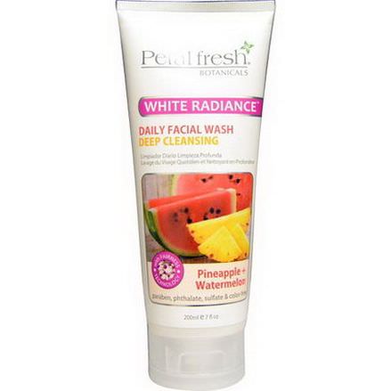 Petal Fresh, White Radiance, Daily Facial Wash, Pineapple Watermelon 200ml
