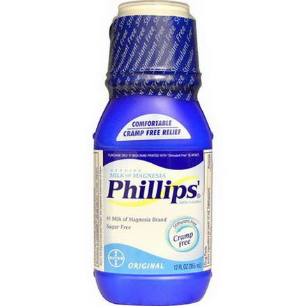 Phillip's, Genuine Milk of Magnesia, Saline Laxative, Original 355ml