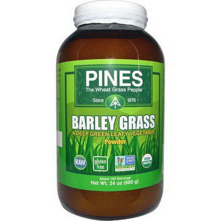 Pines International, Barley Grass, Powder 680g
