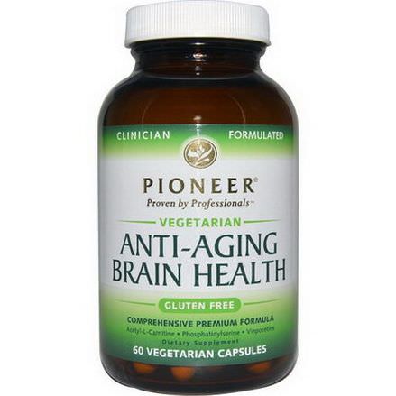 Pioneer Nutritional Formulas, Anti-Aging Brain Health, 60 Veggie Caps