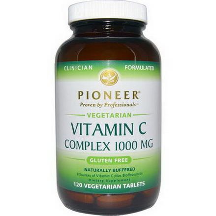 Pioneer Nutritional Formulas, Vitamin C Complex, 1000mg, 120 Veggie Tabs