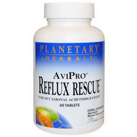 Planetary Herbals, AviPro Reflux Rescue, 60 Tablets