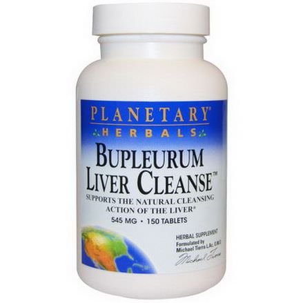 Planetary Herbals, Bupleurum Liver Cleanse, 545mg, 150 Tablets
