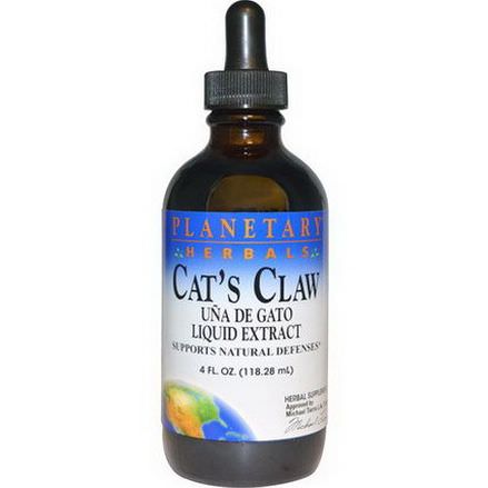 Planetary Herbals, Cat's Claw, Liquid Extract 118.28mL