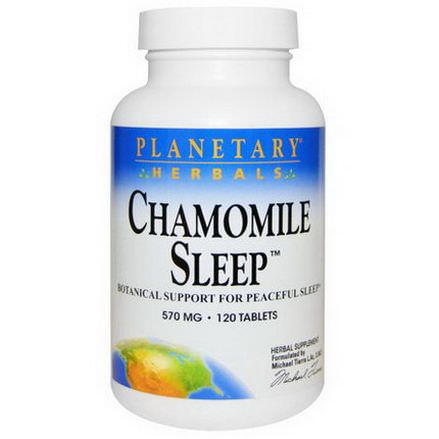 Planetary Herbals, Chamomile Sleep, 570mg, 120 Tablets
