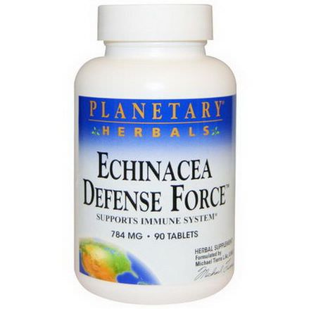 Planetary Herbals, Echinacea Defense Force, 784mg, 90 Tablets