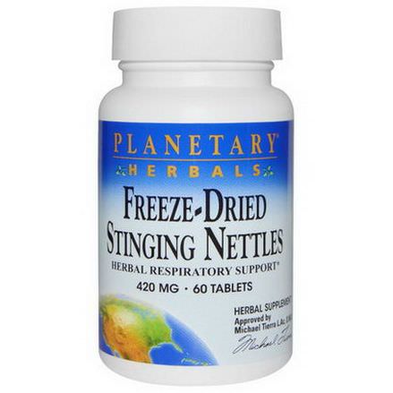 Planetary Herbals, Freeze-Dried Stinging Nettles, 420mg, 60 Tablets