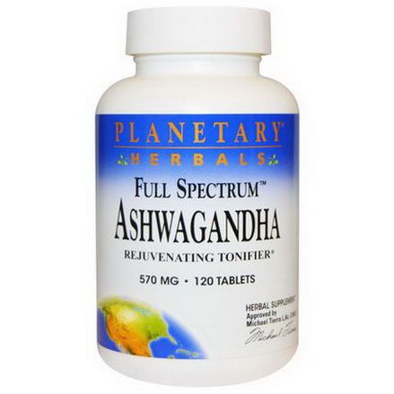 Planetary Herbals, Full Spectrum Ashwagandha, 570mg, 120 Tablets
