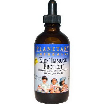 Planetary Herbals, Kids'Immune Protect, Alcohol-Free 118.28ml