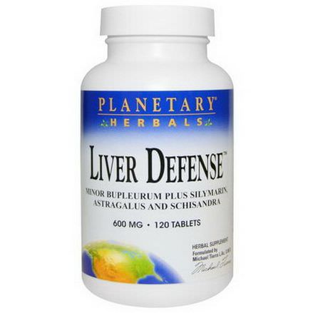 Planetary Herbals, Liver Defense, 600mg, 120 Tablets