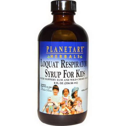 Planetary Herbals, Loquat Respiratory Syrup for Kids 236.56ml