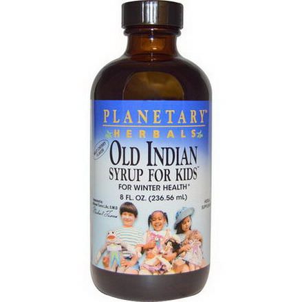 Planetary Herbals, Old Indian Syrup for Kids, Wild Cherry Flavor 236.56ml