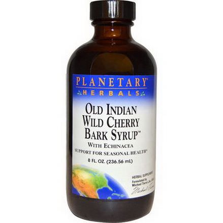 Planetary Herbals, Old Indian Wild Cherry Bark Syrup 236.56ml