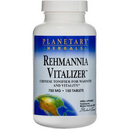 Planetary Herbals, Rehmannia Vitalizer, 750mg, 150 Tablets