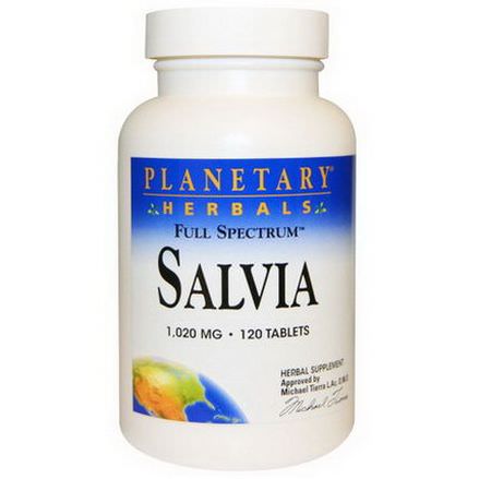 Planetary Herbals, Salvia, 1,020mg, 120 Tablets