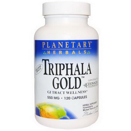 Planetary Herbals, Triphala Gold, GI Tract Wellness, 550mg, 120 Capsules