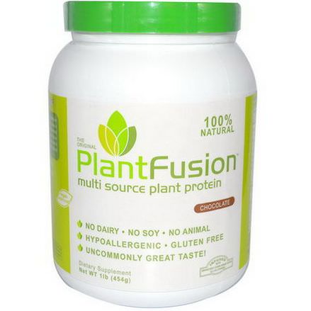 PlantFusion, Multi Source Plant Protein, Chocolate 454g