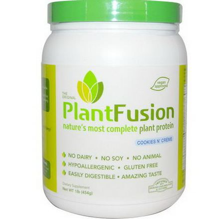 PlantFusion, Plant Protein, Cookies N'Creme 454g