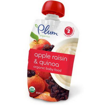 Plum Organics, Baby Food, Stage 2, Apple Raisin&Quinoa 99g