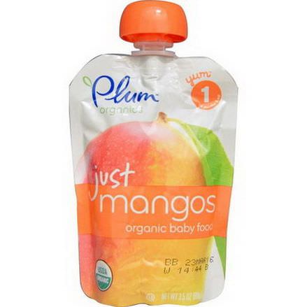 Plum Organics, Organic Baby Food, Just Mangos 99g