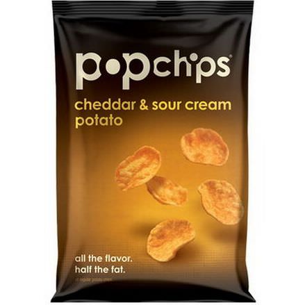 Popchips, Cheddar&Sour Cream Potato Chips 99g
