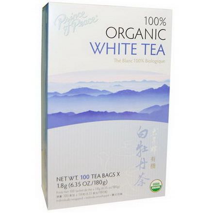 Prince of Peace, 100% Organic White Tea, 100 Sachets, 1.8g Each