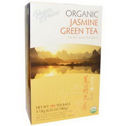 Prince of Peace, Organic, Jasmine Green Tea, 100 Tea Bags, 1.8g Each