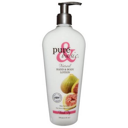 Pure&Basic, Natural Hand&Body Lotion, Fresh Fig 350ml