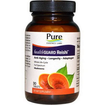 Pure Essence, Health Guard Reishi, 30 Tablets
