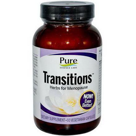 Pure Essence, Transitions, Herbs for Menopause, 60 Veggie Caps