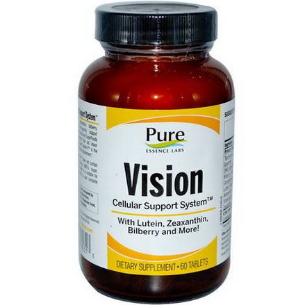 Pure Essence, Vision, Cellular Support System, 60 Tablets