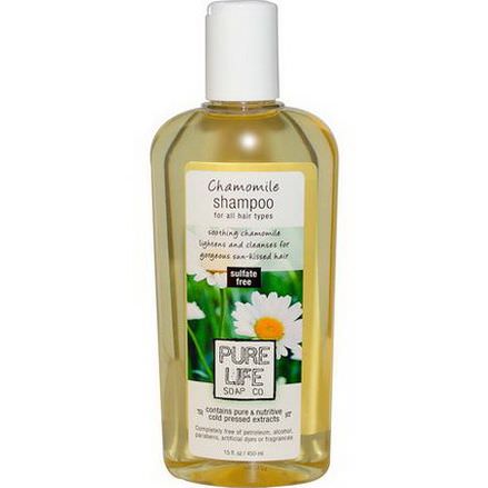 Pure Life Soap, Chamomile Shampoo 450ml