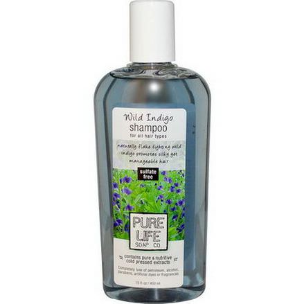 Pure Life Soap, Wild Indigo Shampoo 450ml