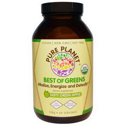 Pure Planet, Best of Greens, Tasty Green Apple, 158g