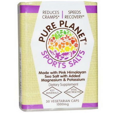 Pure Planet, Sports Salts, 1000mg, 30 Veggie Caps
