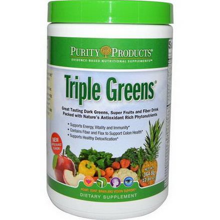 Purity Products, Triple Greens 364.8g