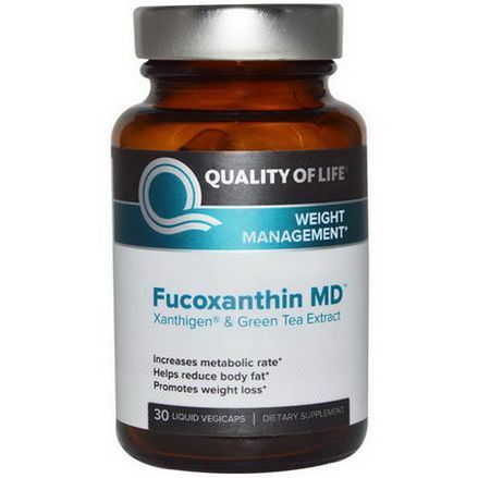 Quality of Life Labs, Fucoxanthin MD, 30 Liquid Veggie Caps