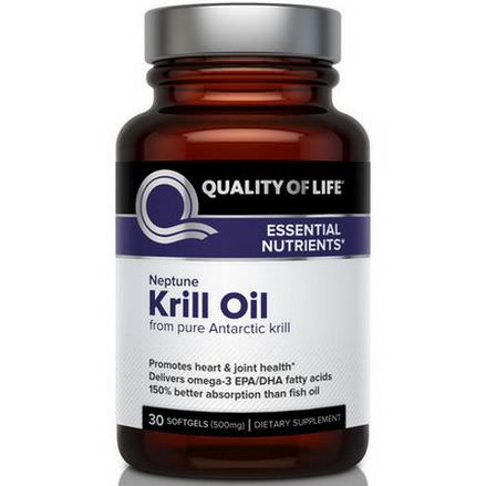 Quality of Life Labs, Neptune Krill Oil, 30 Softgels