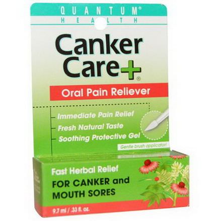 Quantum Health, Canker Care+, Oral Pain Reliever 9.7ml
