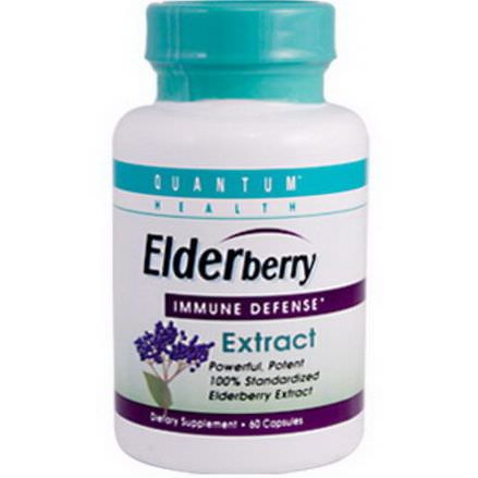 Quantum Health, Elderberry Immune Defense Extract, 60 Capsules