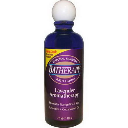 Queen Helene, Batherapy Natural Mineral Bath Liquid, Lavender Aromatherapy 473ml