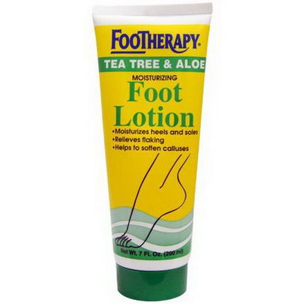Queen Helene, FooTherapy, Moisturizing Foot Lotion, Tea Tree&Aloe 200ml