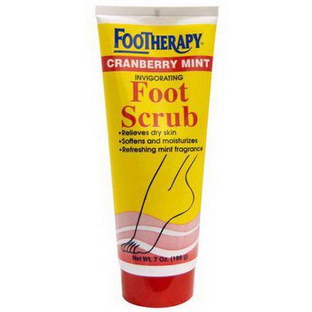 Queen Helene, Footherapy, Invigorating Foot Scrub, Cranberry Mint 198g