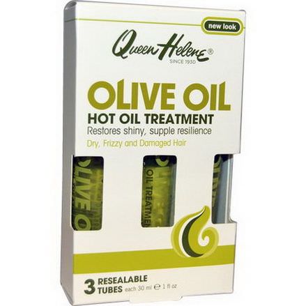 Queen Helene, Hot Oil Treatment, Olive Oil, 3 Tubes 30ml Each